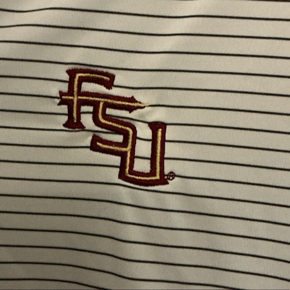 Nike Men's FSU Striped Polo Shirt - Picture 4 of 4